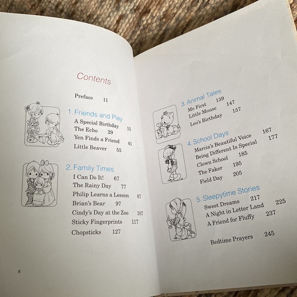 3/$30 Vintage Precious Moments Bedtime stories book, 1988 - Picture 5 of 9